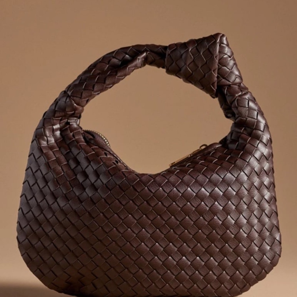 Melie Bianco Brigitte Satchel Bag Espresso